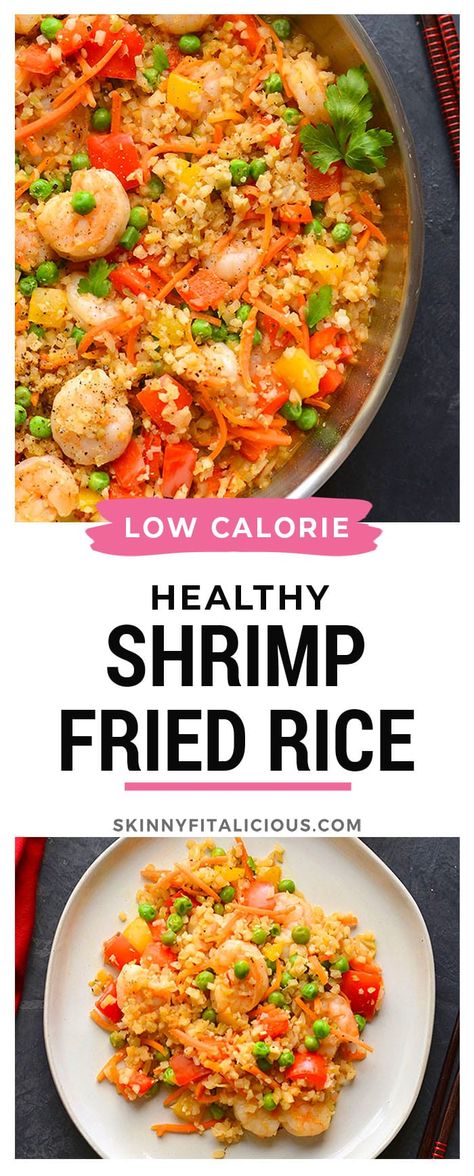 Low Cal Seafood Recipes, Low Calorie Shrimp Recipes, Healthy Shrimp Fried Rice, Shrimp Nutrition Facts, Low Carb Shrimp Recipes, Low Carb Low Calorie, Healthy Low Calorie Meals, Grilled Shrimp Recipes, Shrimp Recipes Healthy