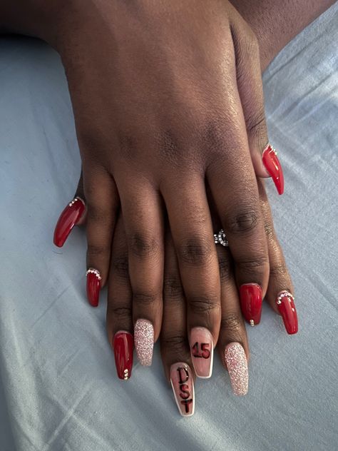 Nail ideas to honor my Sorority Delta Sigma Theta Nail Designs, Sorority Nails Ideas, Delta Sigma Theta Nails, Delta Nails, Rush Nails, Sorority Nails, Delta Girl, Color For Nails, Delta Sorority