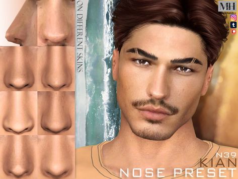 The Sims Resource - Kian Nose Preset N39 Sims 4 Men Nose Preset, Sims 4 Cc Mens Presets, Sims4 Cc Face Presets Male, Ts4 Male Nose Preset, Sims 4 Cc Black Male Nose, Sims 4 Cc Men Nose, Sims 4 Female Nose Presets, Sims 4 Maxis Match Nose Preset, Male Nose Presets Sims 4 Cc