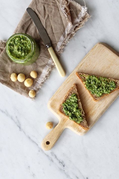 Macadamia, broccoli & parsley pesto — kelly gibney Parsley Pesto, Home Meals, Green Smoothies, Green Smoothie, Macadamia, Parsley, Pesto, Broccoli, Cheese Board