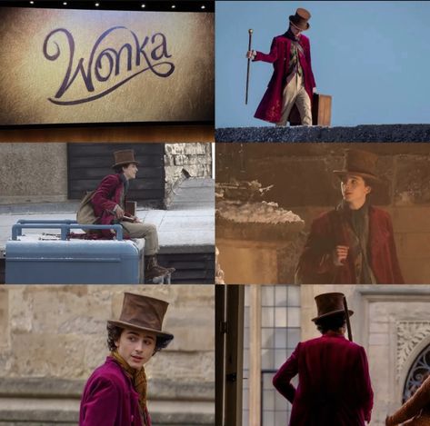 Wonka Movie, Timothee Chalamet Wonka Chocolate, Wonka 2023, Wonka Timothee Chalamet, Timmy Chalamet Willy Wonka, Wonka Behind The Scenes, Wonka Movie 2023, Let It Burn, Musical Film