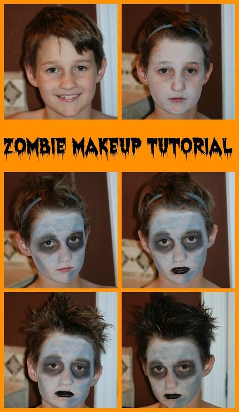 Sweet Shoppe Mom: Zombie Baseball Player - Costume Tuturial #trickorsweet #ad @walmart Zombie Baseball Player, Boy Halloween Makeup, Kids Zombie Makeup, Zombie Makeup Diy, Baseball Player Costume, Zombie Make Up, Zombie Costumes, Zombie Makeup Tutorials, Makeup Zombie