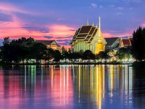 Khon Kaen has all the charm of Thailand’s bigger cities -- without the tourists | Matador Network Thailand Tourist, Khon Kaen, Songkran Festival, Best Rooftop Bars, Vientiane, Old Trains, The Monks, Tourist Places, Places Of Interest