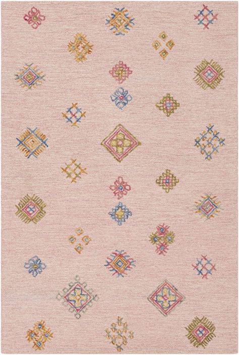 Dusty Pink Color, Surya Rug, Southwestern Area Rugs, Surya Rugs, Rug Direct, Pink Area Rug, Moroccan Carpets, Navy Area Rug, Pink Rug