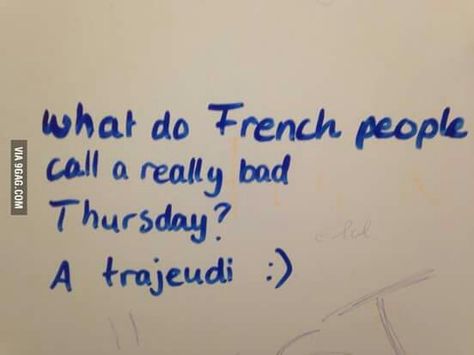 French pun! French Language Learning Videos, French Language Quotes, Why Learn French, French Puns, French Language Learning Kids, French Language Basics, Language Jokes, French Meme, Learning French For Kids