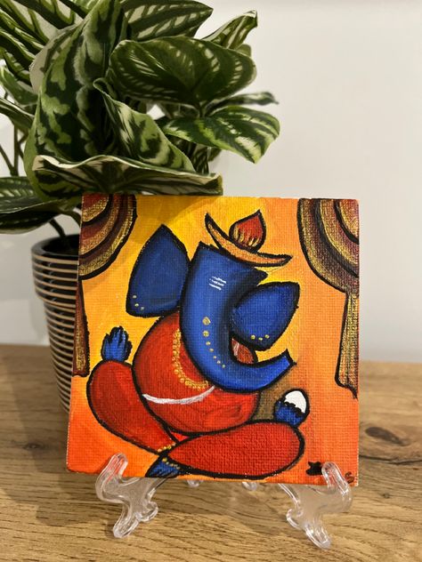 Acrylic painting
Canvas art Standing Ganesha Painting, Ganesha Easy Painting, Ganesh Chaturthi Painting Ideas, Ganesh Acrylic Painting Canvas, Ganpati Paintings Easy, Ganpati Canvas Painting Easy, Abstract Ganesha Painting Acrylics, Ganesh Painting Canvases, Ganesha Drawing Painting