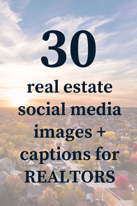 Real Estate Social Media Content, Real Estate Social Media Marketing, Realtor Instagram, Social Media Toolkit, Posting Ideas, Free Real Estate, Realtor Social Media, Getting Into Real Estate, Real Estate Agent Marketing