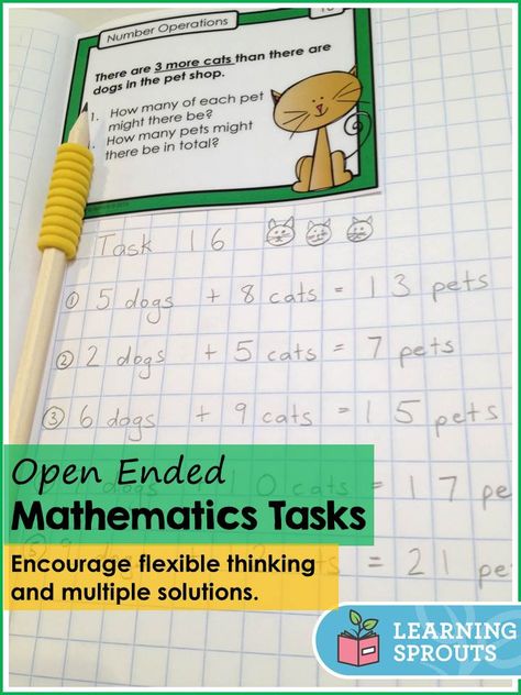 These open ended tasks help students develop a deeper understanding of addition and subtraction. Grade 2 Worksheets, Maths Challenges, Maths Questions, Maths Investigations, Year Review, Maths Ideas, Math Talk, Math Problem Solving, Math Tasks