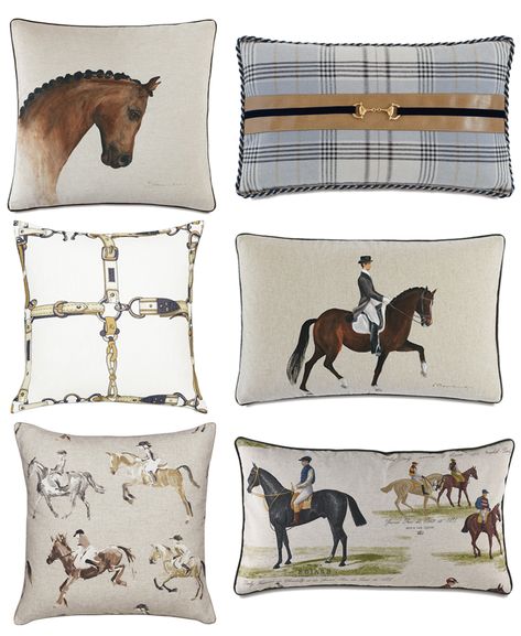 Equestrian Room Ideas, Girls Equestrian Bedroom, Equestrian Bedding, Equestrian Office, Equestrian Room, Equestrian Chic Decor, Horse Pillows Diy, Equestrian Bedroom, Horse Pillows