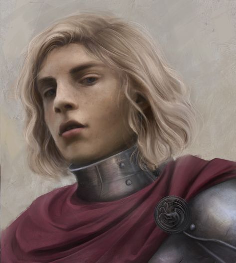 Knight Soldier, Fire Fanart, Daeron Targaryen, The Boy King, Robin Hobb, Game Of Thrones Books, Young Leonardo Dicaprio, Targaryen Art, Asoiaf Art