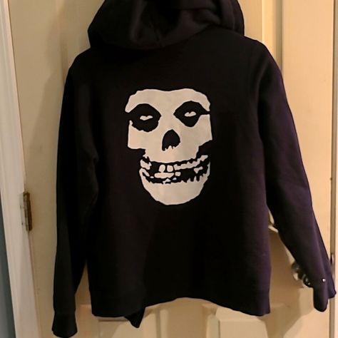 Misfits black zip up hoodie Black Zip Up Hoodie, The Misfits, Black Zip Ups, The Band, Zip Up Hoodie, A Black, The Back, Zip Ups, Band