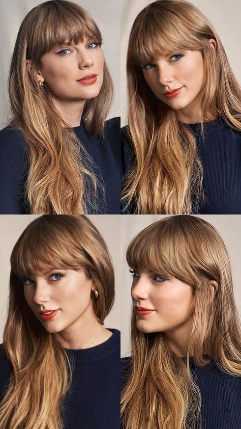 Taylor Swift Hair Color, Taylor Swift Haircut, Taylor Swift Bangs, Wedding Shorthair, Shorthair Hairstyles Short Styles, Hairstyles Korean, Shorthair Hairstyles, Taylor Swift Cute, Hairstyles Wedding