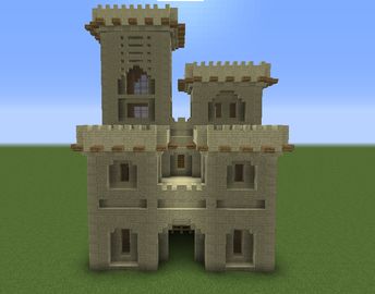 Arabic Desert Castle - GrabCraft - Your number one source for MineCraft buildings, blueprints, tips, ideas, floorplans! Small Castle House, Desert Castle, Arabic Desert, Minecraft Castle Blueprints, Minecraft Houses Xbox, Construction Minecraft, Minecraft Building Guide, Minecraft Houses Blueprints, Small Castles