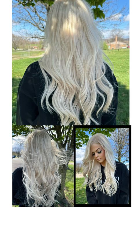 Gorgeous platinum hair with 18” Bellami extensions 😍 Bellami Extensions, Platinum Hair, Platinum Blonde Hair, Platinum Blonde, Blonde Hair, Platinum, Blonde, Hair