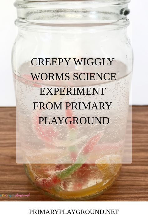 We love doing science experiments! They are such fun and engaging activities for little learners. Since it’s October, we’re sharing a fun Creepy Wiggly Worms Science Experiment today. This would be a fun, quick and easy experiment as part of a Fun Friday, or even as a station during your Halloween party! Wiggly Worm Craft, Frankenstein Science Experiment, Worm Science Experiment, Worm Science, Worm Crafts, Halloween Science, Fun Friday, Gummy Worms, Mad Science