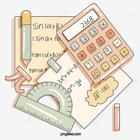 Math Cover Design, Math Pictures Aesthetic, Mathematics Art Drawing, Mathematics Design Ideas, Studying Math Aesthetic, Math Wallpaper, Math Clipart, Math Design, Samsung Notes