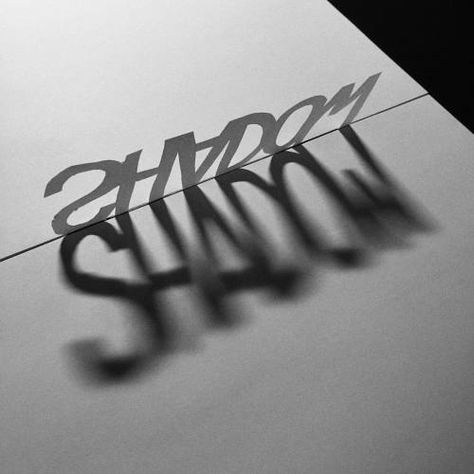 Shadow Experiments, Photoshop Help, Church Marketing, Experimental Type, Typo Poster, Pop Up Art, Art Apps, Creative Typography, Shadow Art