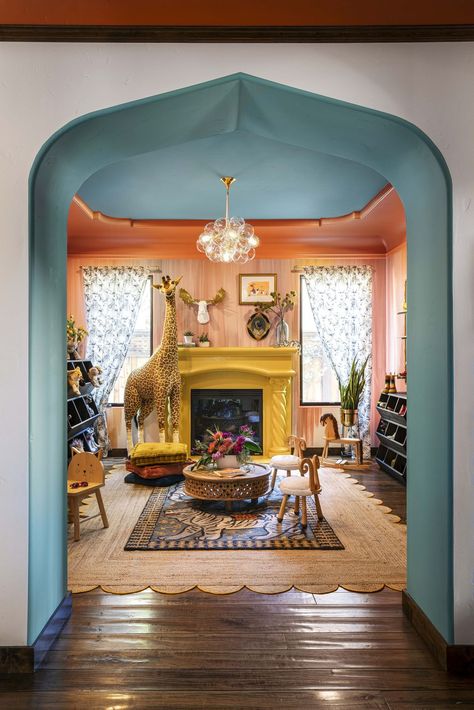 kids playroom Eclectic Maximalism, European Farmhouse, Unique Interior Design, Interior Design Concepts, California Design, Environmental Design, House Room, Future Design, Animal House