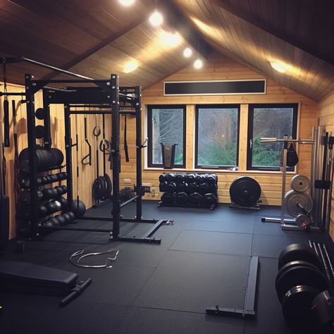 An AI generated design for a gym based on Mirafit equipment colour schemes Home Gym Basement, Gym Lighting, Dream Home Gym, Small Home Gym, House Gym, Workout Room Home, Mini Gym, Home Gym Garage, Diy Home Gym