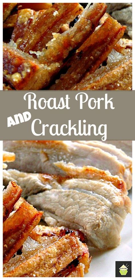 Roast Pork and Crackling - Let me show you the easy trick to getting a nice crispy crackling PLUS tender juicy meat! #roast #pork #crackling Roast Pork Crackling, Crackling Recipe, Roast Pork Dinner, Pork Crackling, Diy Easy Recipes, Pork Belly Recipes, Pork Dinner, Roast Pork, Roast Dinner