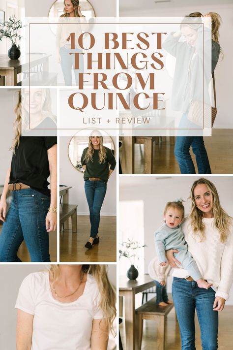 Wondering if clothing from quince is worth the hype? Have you been wanting to try their cashmere? After months of wear, I am sharing the best 10 items you could add to your closet.