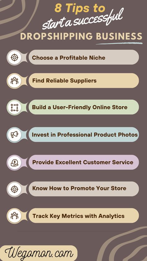 Top 8 tips to start a successful dropshipping business Dropshipping Business Plan, How To Start A Successful Business Tips, Dropshipping Aesthetic, Drop Shipping Business For Beginners Amazon, How To Start Dropshipping, How To Start Perfume Business, How To Start Dropshipping Business, Digital Dropshipping, Dropshipping Success