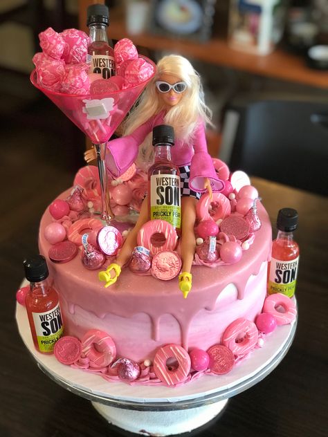 Drunk Barbie Cake 18th, Drunk Barbie Cake 21st, 27th Birthday Cake, Drunk Barbie Cake, 21st Bday Cake, Gourmet Bakery, 17 Birthday Cake, Barbie Birthday Cake, 18th Cake