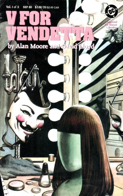 V For Vendetta Comic, V For Vendetta Art, Fifth Of November, V Pour Vendetta, Ideas Are Bulletproof, The Fifth Of November, Rare Comic Books, Alan Moore, Vertigo Comics