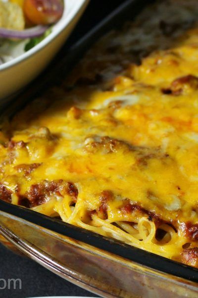 Layered Baked Spaghetti Recipe | I Heart Recipes Quick Easy Salad, Slow Cooker Soups, Spaghetti With Ground Beef, Baked Spaghetti Recipe, Recipes Mediterranean, I Heart Recipes, Recipes Slow Cooker, Heart Recipes, Southern Recipes Soul Food