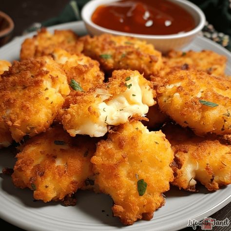 Cheese Chicken Nuggets Healthy Chicken Nuggets, Chicken Balls, Cheese Chicken, Air Fryer Dinner Recipes, Homemade Tacos, Boneless Chicken Thighs, Cheesy Chicken, Chicken Nuggets, Easy Salads