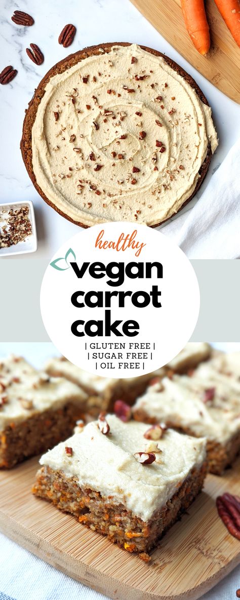 Frosting Healthy, Cashew Frosting, Vegan Carrot Cake Recipe, Sugar Free Carrot Cake, Vegan Carrot Cake, Cake Easter, Gluten Free Carrot Cake, Vegan Easter, Desserts Ideas