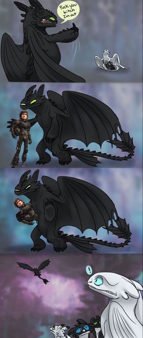 How To Train Your Dragon All Dragons, Hiccup And Light Fury, Httyd Toothless Art, Httyd Dragon Art, Toothless X Stormfly, How To Train Your Dragon Dragons, Toothless X Hiccup, Toothless Family, Toothless Fanart