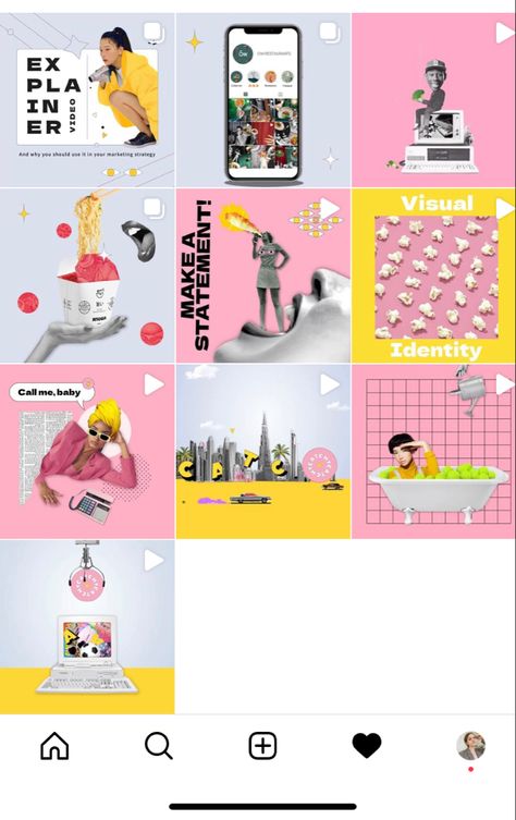 Comic Book Instagram Feed, Graphic Design Inspiration Branding, Instagram Graphic Design, Instagram Design Layout, Instagram Feed Layout, Instagram Template Design, Instagram Grid, Instagram Graphic, Instagram Branding