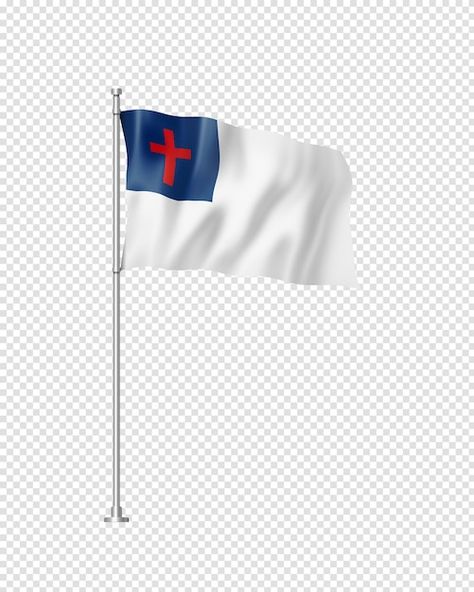 Christian flag isolated on white Christian Flag, Stationery Templates, Business Card Maker, Flyer Maker, Poster Maker, Poster Invitation, Presentation Template Free, Pattern Drawing, Free Mockup