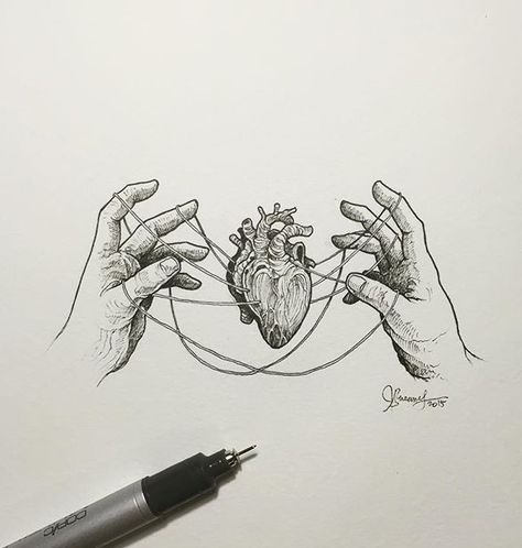 Tumblr Art Drawings, Tumblr Art, Tattoo Sketch, Heart Drawing, Arte Sketchbook, Tattoo Flash, Anatomy Art, Drawing Tutorials, Heart Art