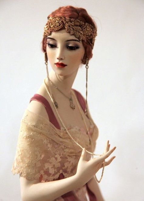 Tassel Dolls, 1920's Fashion, Uncanny Valley, Silicone Dolls, Art Dolls Handmade, Porcelain Doll, Artist Doll, Doll Repaint, Old Fashion