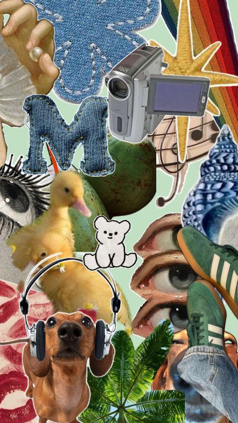 I Am Collage, I Am Collage Art Project, Collage Describing Yourself, Fish Collage Wallpaper, Collage Memes Funny, Collage