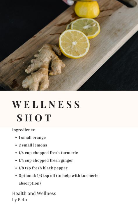 Kickstart your day with this powerful, homemade wellness shot! Packed with antioxidants from turmeric, ginger, and citrus, this easy 5-ingredient recipe boosts immunity and energy. Perfect for detox and inflammation relief. Learn how to make this natural health elixir in minutes! #WellnessShot #HealthyDrink #TurmericGinger Tumeric Water Morning Benefits, Homemade Health Shots, At Home Wellness Shots, Healthy Shots Detox Health, Tumeric Ginger Lemon Shots Benefits, Turmeric Shot Recipes, Homemade Wellness Shots, Homemade Immunity Shots, Energy Shots Homemade