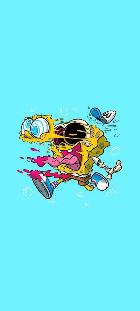 Spangbobe Wallpaper, Cool Spongebob Wallpapers, Comic Wallpaper Iphone, Spongebob Wallpapers, Wallpaper Layar Kunci, Spongebob Comics, Spongebob Art, Spongebob Iphone Wallpaper, Wallpaper Spongebob