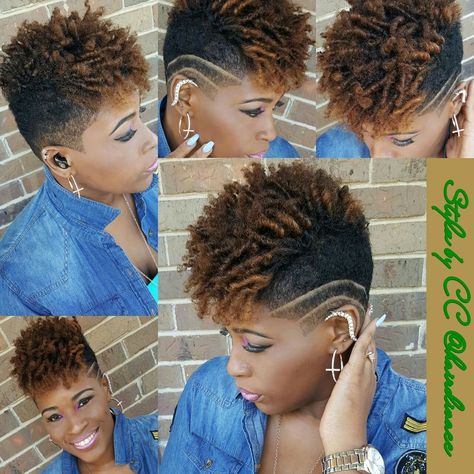 Short natural undercut Natural Short Cuts, Black Short Hair, Layered Pixie Cut, Shaved Side Hairstyles, Shaved Hair Designs, Tapered Natural Hair, Natural Hair Cuts, Tapered Hair, Natural Hair Short Cuts