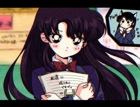 Oh por dios komi chan,en estilo de los 80 es tan linda 90s Art, 90 Anime, Komi-san Wa Komyushou Desu, Komi San, Old Anime, 90s Anime, Anime Eyes, An Anime, Otaku Anime