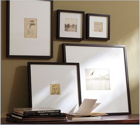 Emily Henderson — Stylist - BLOG - Best Ready-Made Picture Frames and how to frame them Mcguire Furniture, A Frame Cabins, Wood Gallery Frames, Gallery Frames, Cosy Home, Emily Henderson, A Frame Cabin, Found Art, Natural Frame