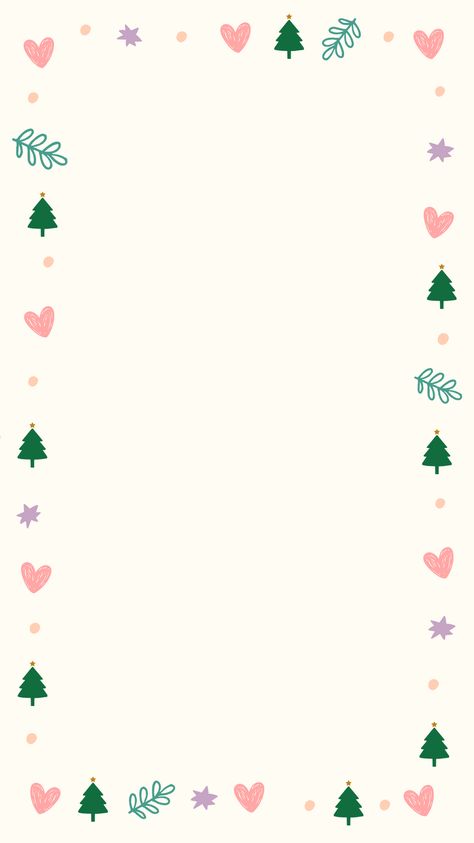 Christmas holiday wallpaper pastel cute graphic, follow for more! December Availability Template, Border Design Christmas, Pastel Christmas Background, Christmas Story Background, Christmas Instagram Story Template, Pastel Christmas Wallpaper, Christmas Holiday Wallpaper, Christmas Bg, Christmas Boarders