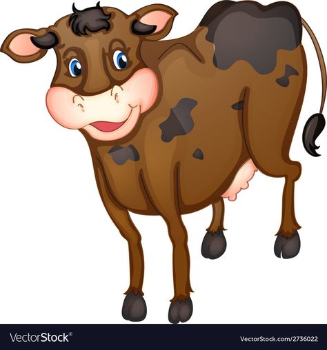 Carabao Clipart, Cow Vector, Cow Clipart, Bunny Baby Shower, Disney Cartoon Characters, Brown Cow, Cow Png, Paper Stuff, Clipart Free