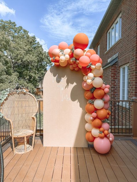 Rustic Boho DIY Balloon Garland Kit Nude Neutral Matte - Etsy Pink Orange Gold Balloon Garland, Birthday Gathering, Baby Shower Balloon Arch, Bebe Shower, Bridal Shower Balloons, Bridal Shower Backdrop, Orange Blush, Garland Backdrops, Grad Party Decorations