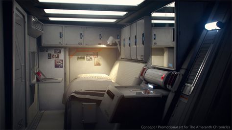 Crew Room by KypcaHT.deviantart.com on @DeviantArt Sci Fi Rooms, Scifi Room, Cyberpunk Room, Sci Fi Room, Scifi Interior, Spaceship Interior, Sci Fi Environment, Spaceship Art, Futuristic Interior