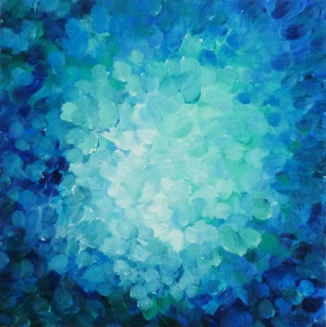 Trendy Painting Ideas, Painting Ideas Abstract, Looking Up At The Sky, Abstract Inspiration, Creation Art, Blue Abstract Painting, Blue Painting, Blue Abstract, Art Plastique