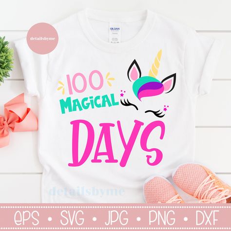 Vinyl Balloons, Printable Programs, School Shirt Designs, Grad Shirts, Magical Days, Program Fans, Cute Donuts, School Clipart, Unicorn Svg