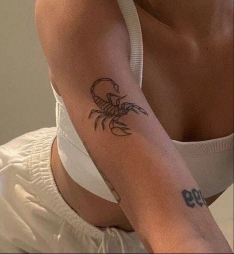 Scorpio Tattoo, Scorpion Tattoo, Petite Tattoos, Tattoos For Black Skin, Cute Tattoos For Women, Dainty Tattoos, Up Tattoos, Dope Tattoos, Little Tattoos