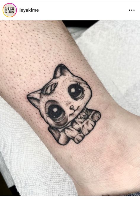 Littlest Pet Shop Tattoo, Lps Tattoo, Daschund Tattoo, Halloween Tattoos Sleeve, Dachshund Tattoo, Shop Tattoo, Funky Tattoos, Rune Tattoo, Cute Tats